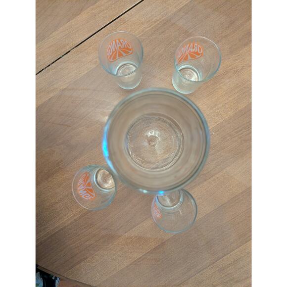 Set of 4 VINTAGE 1970s ARC International Luminaric Conique Juice Glasses 7oz - Picture 8 of 8
